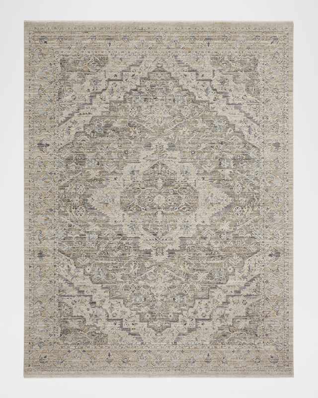 Lynx Ivory/Taupe Power-Loomed Rug, 12' x 15'